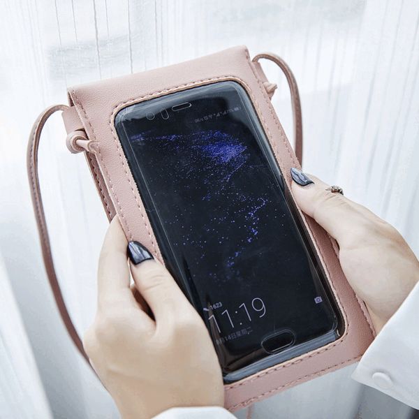 Bolsa Crossbody com tela Touch-Screen