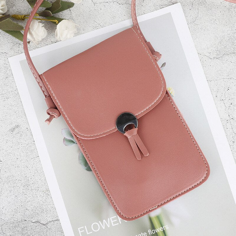 Bolsa Crossbody com tela Touch-Screen