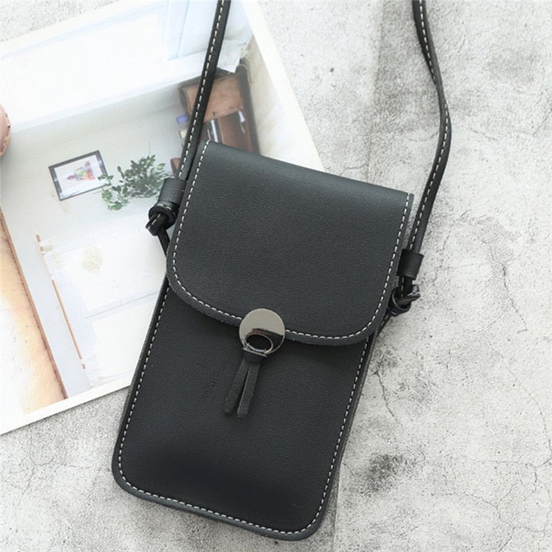 Bolsa Crossbody com tela Touch-Screen