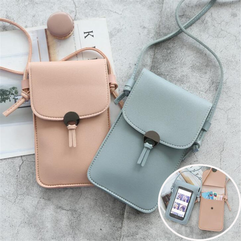 Bolsa Crossbody com tela Touch-Screen